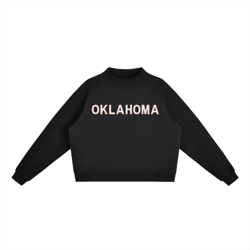 Camo Mock Neck