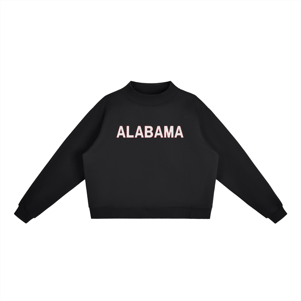 Camo Mock Neck