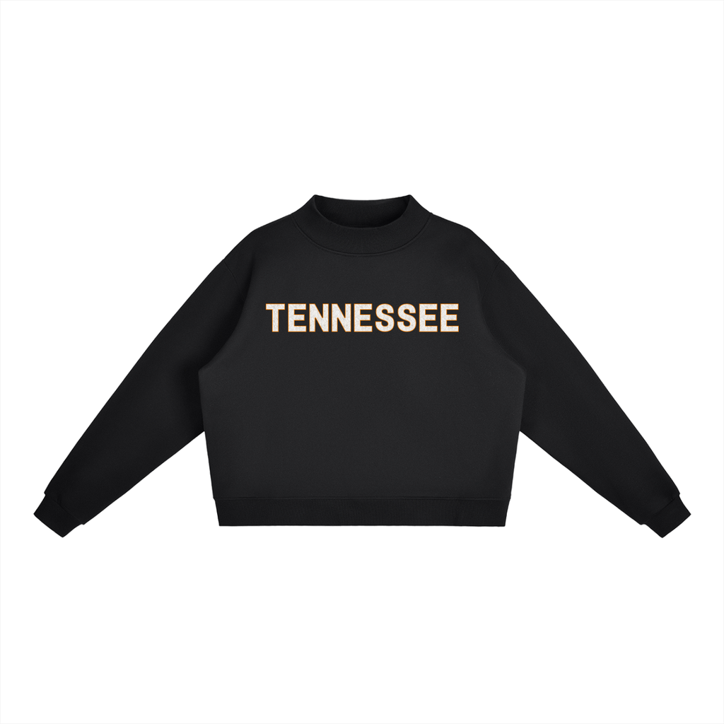 Camo Mock Neck