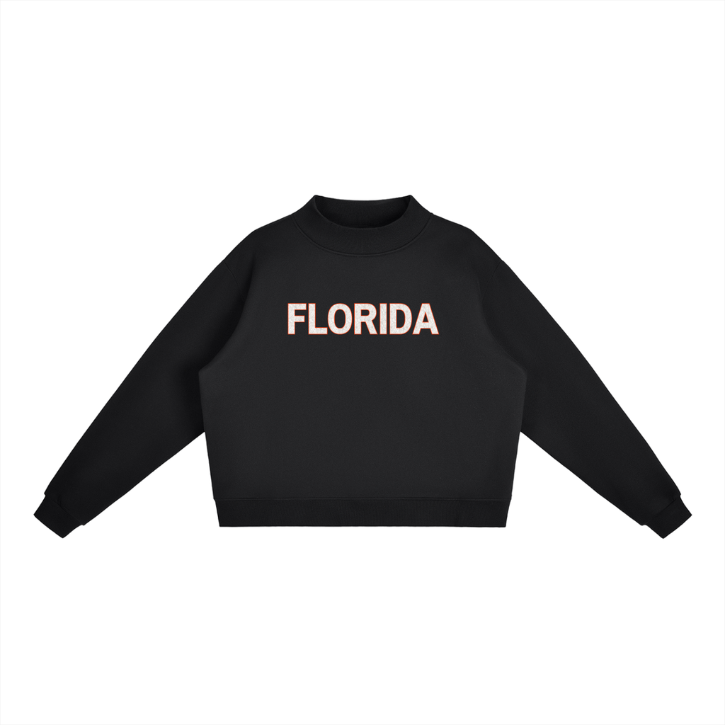 Camo Mock Neck