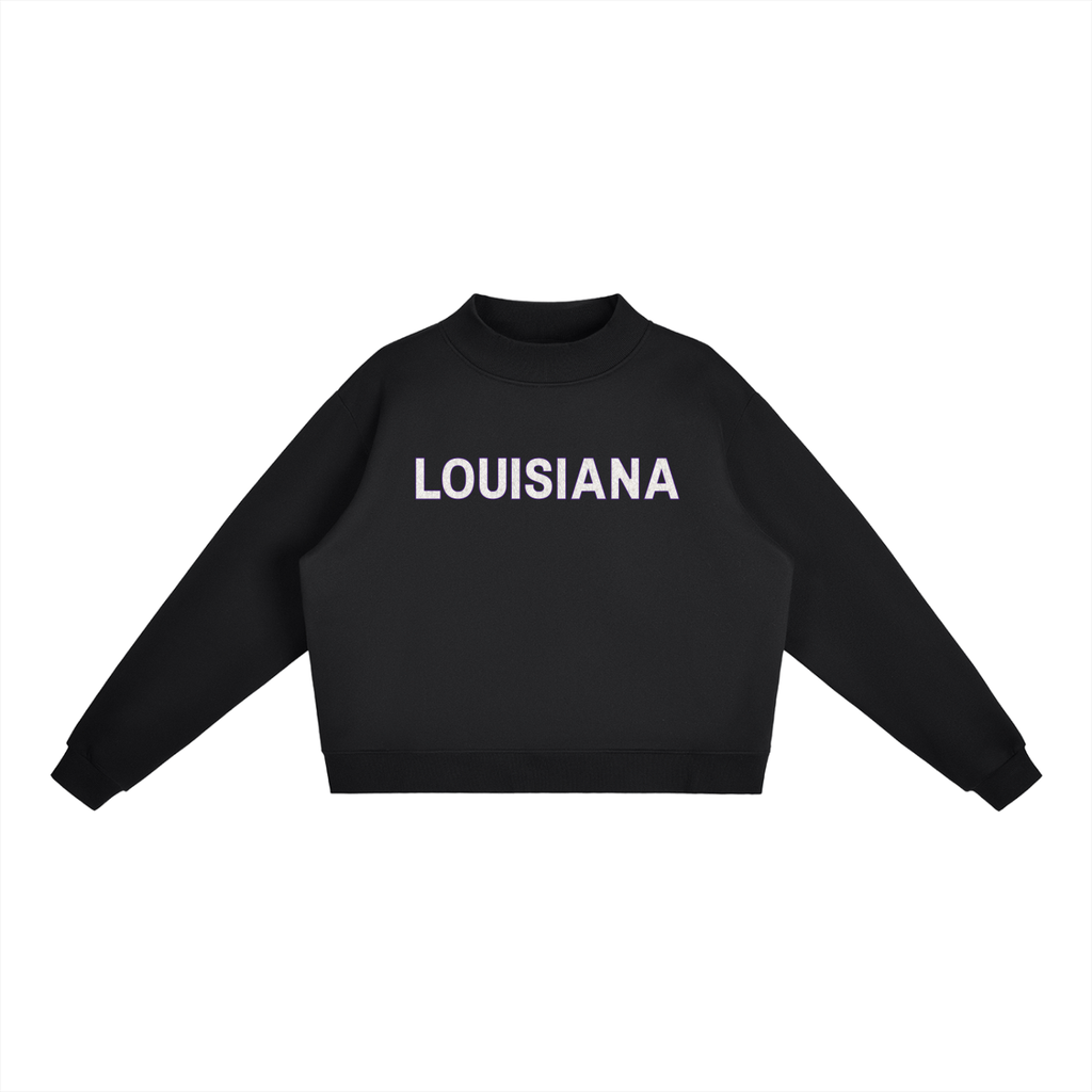 Camo Mock Neck