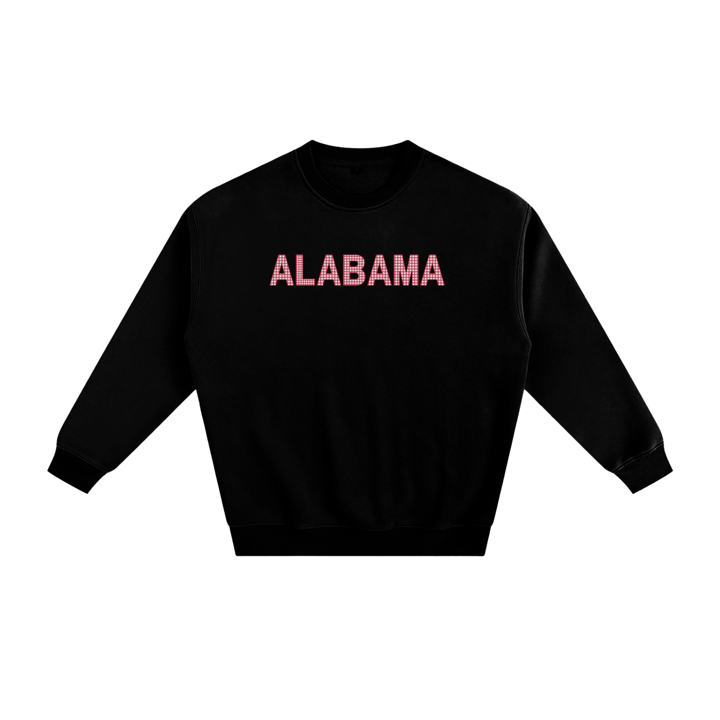 Crimson Gingham Crewneck